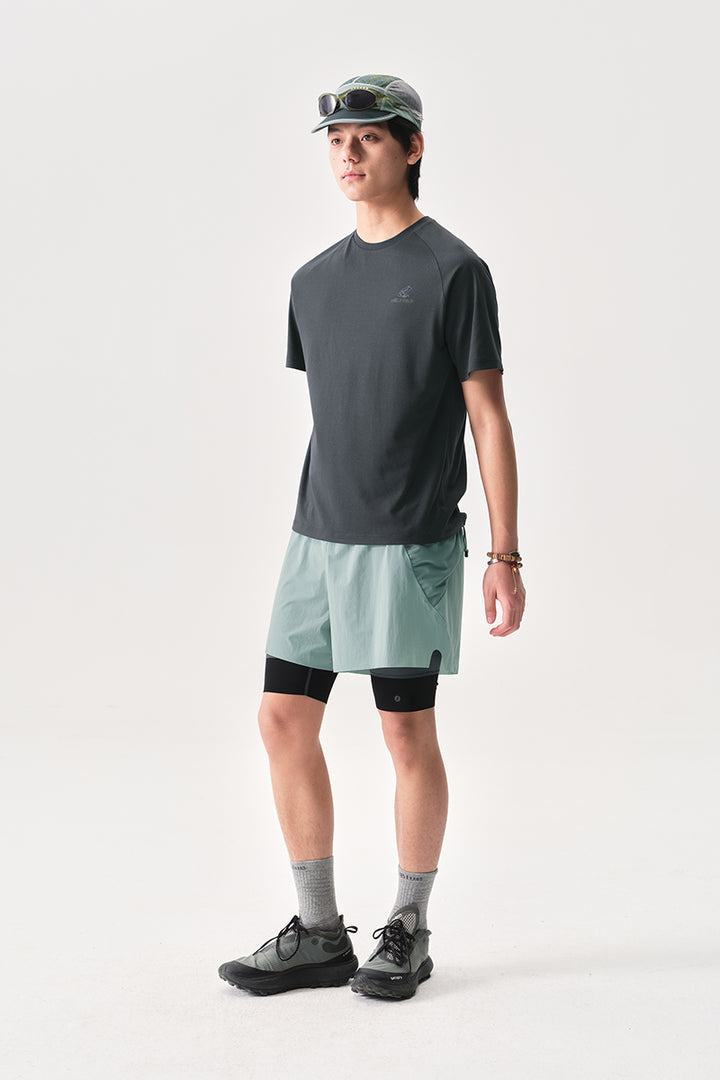 POLARTECカエルプリント抗菌加工TシャツNLBLDTX034