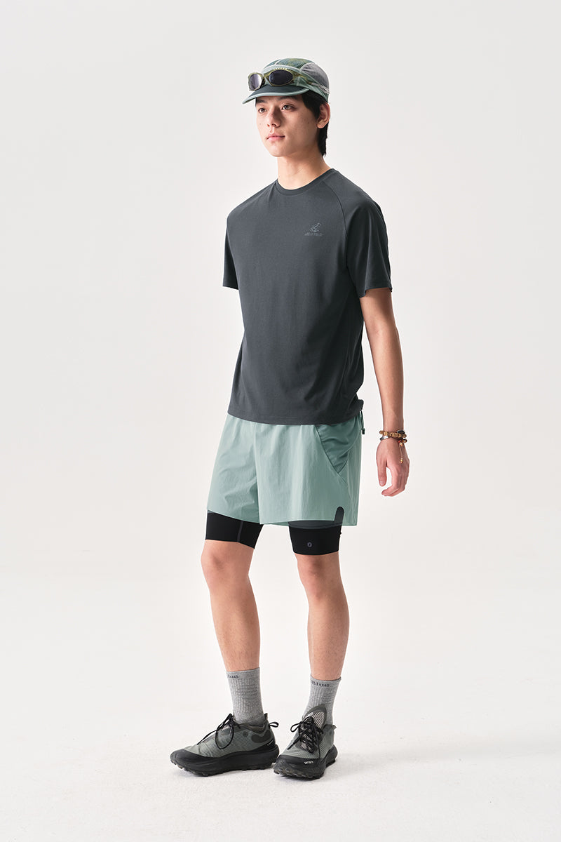 POLARTECカエルプリント抗菌加工TシャツNLBLDTX034