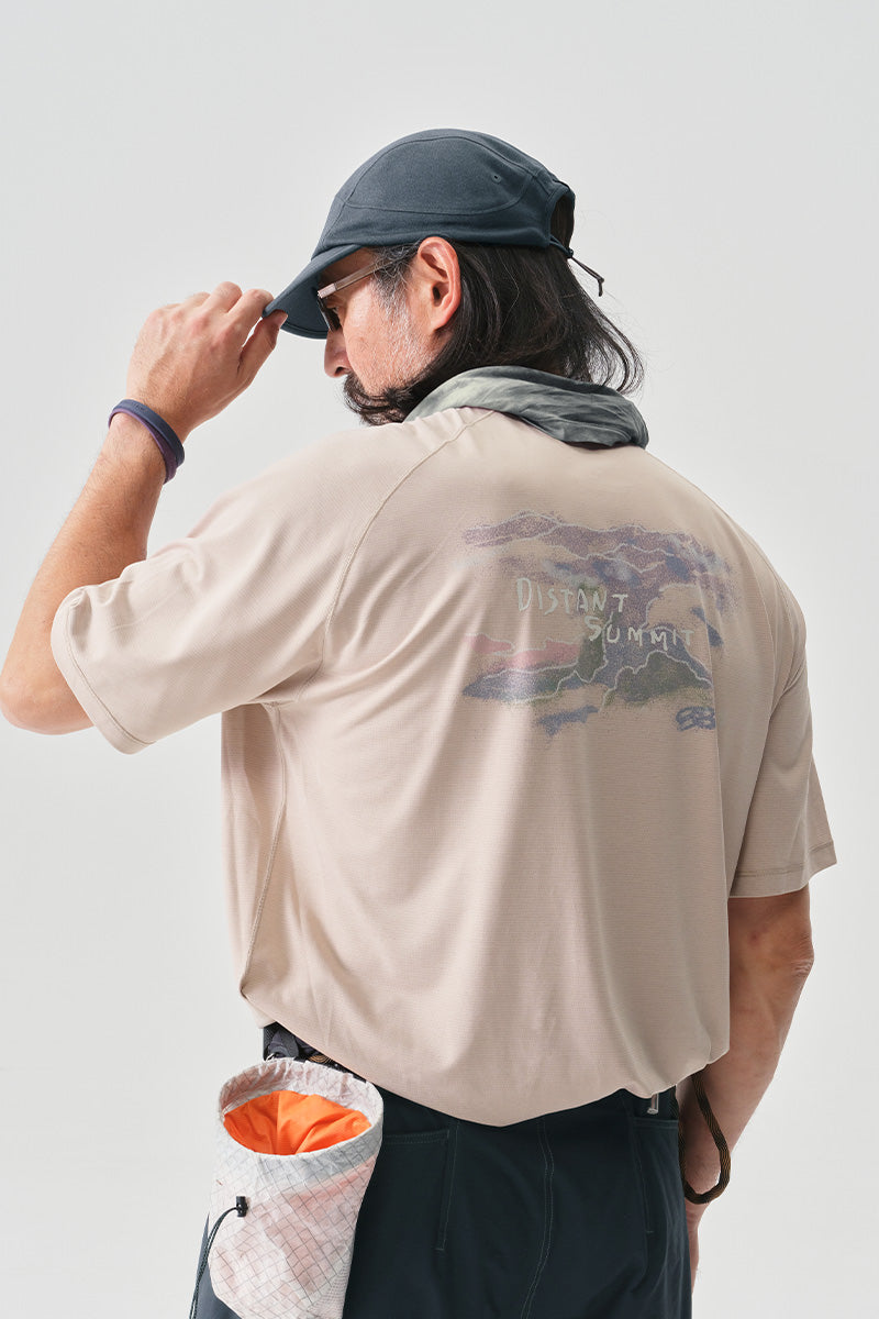 HYDROCOOL風景柄半袖TシャツNLBLDTX025