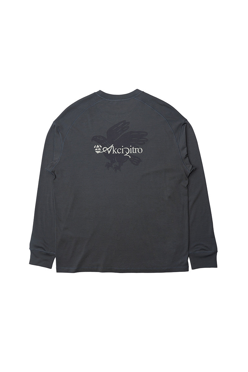 バックプリント動物柄Tシャツ25BLCT019