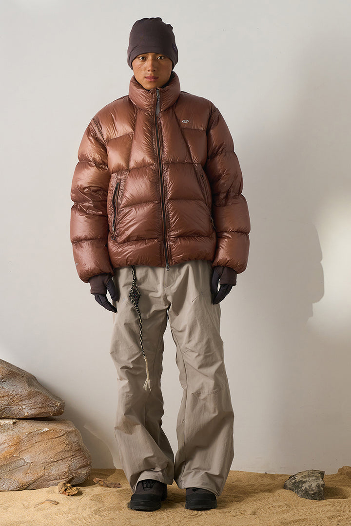 ショートスタンドカラーダウンジャケット25BLYR003