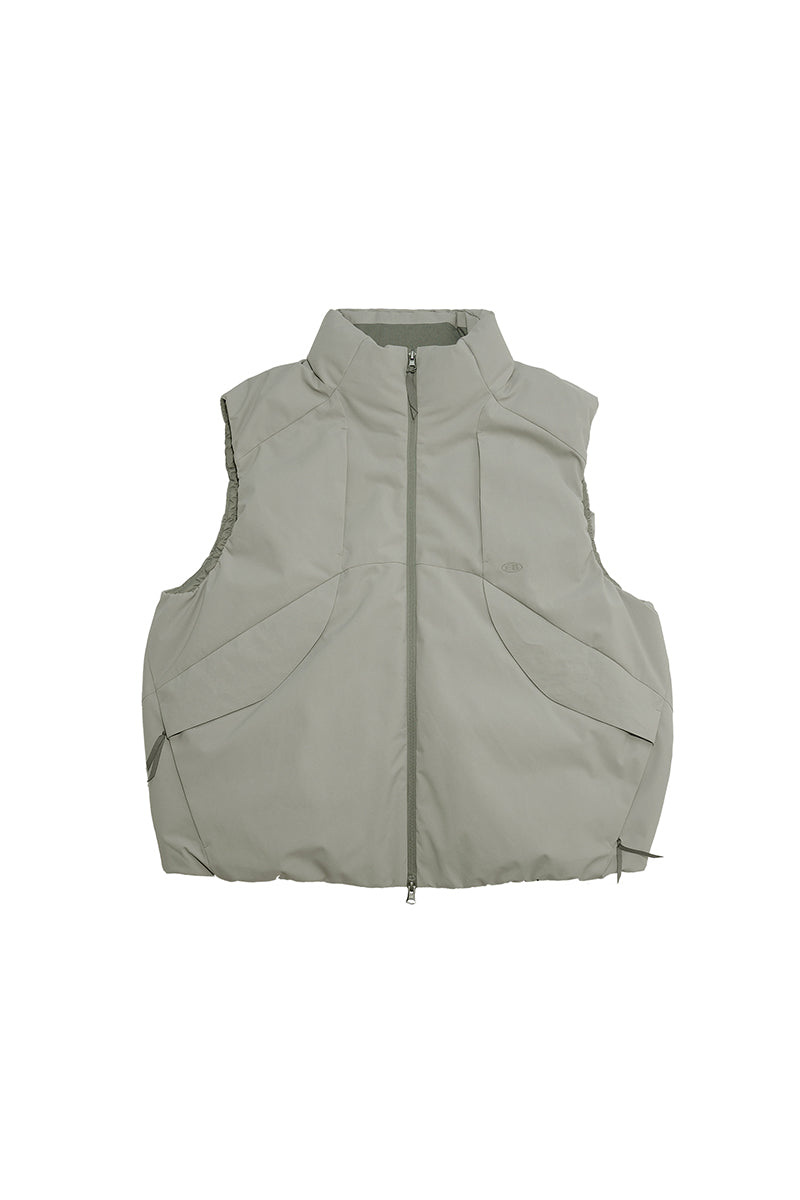 フラップポケット付きダウンベスト25BLMJ007