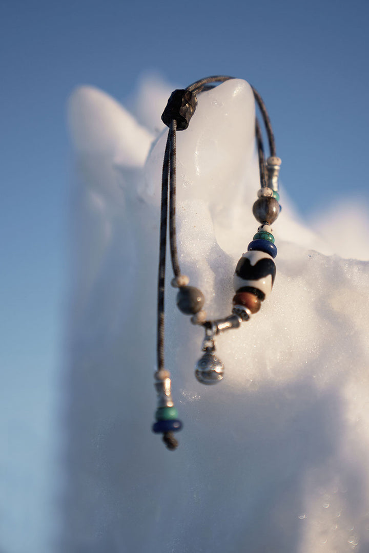 ツートーン編みヴィンテージブレスレットNLBLAPS003