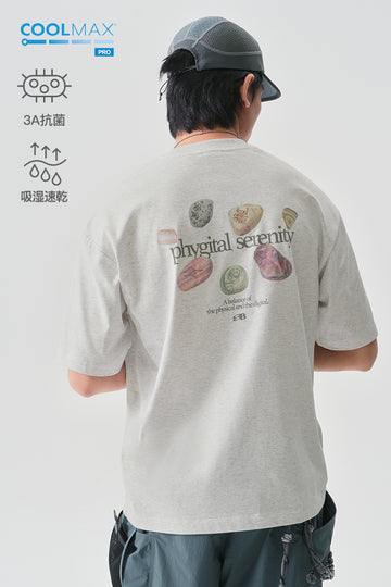 COOLMAXPROストーン柄半袖TシャツNLBLDTX040