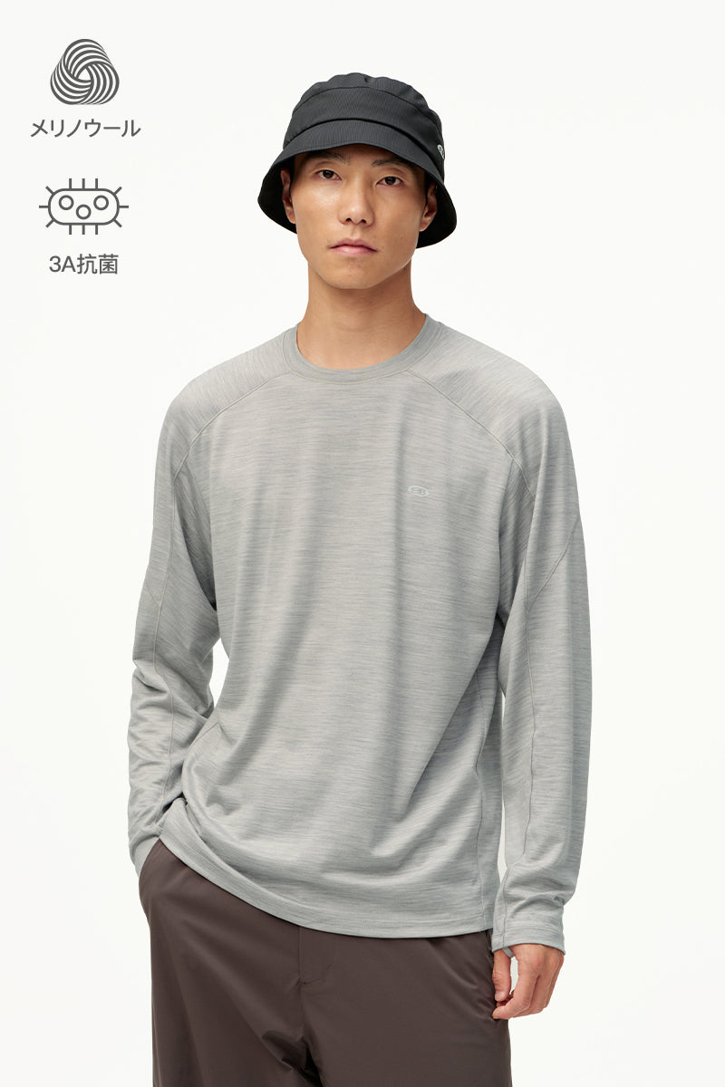 ウール長袖Tシャツ NLBLCTX019
