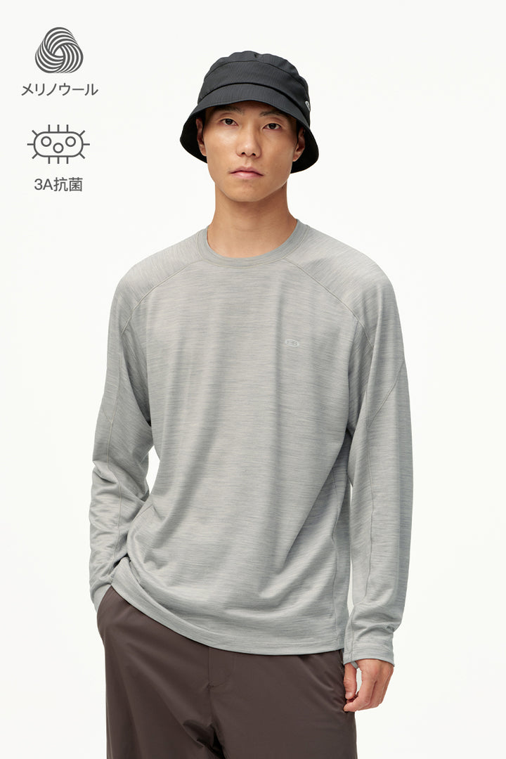 ウール長袖Tシャツ NLBLCTX019