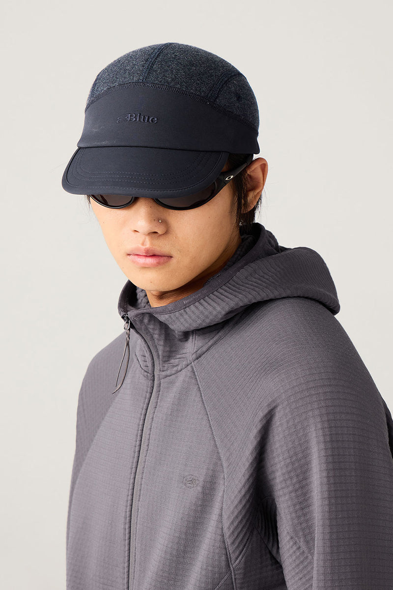 ウールパッチワークキャップ25BLML014