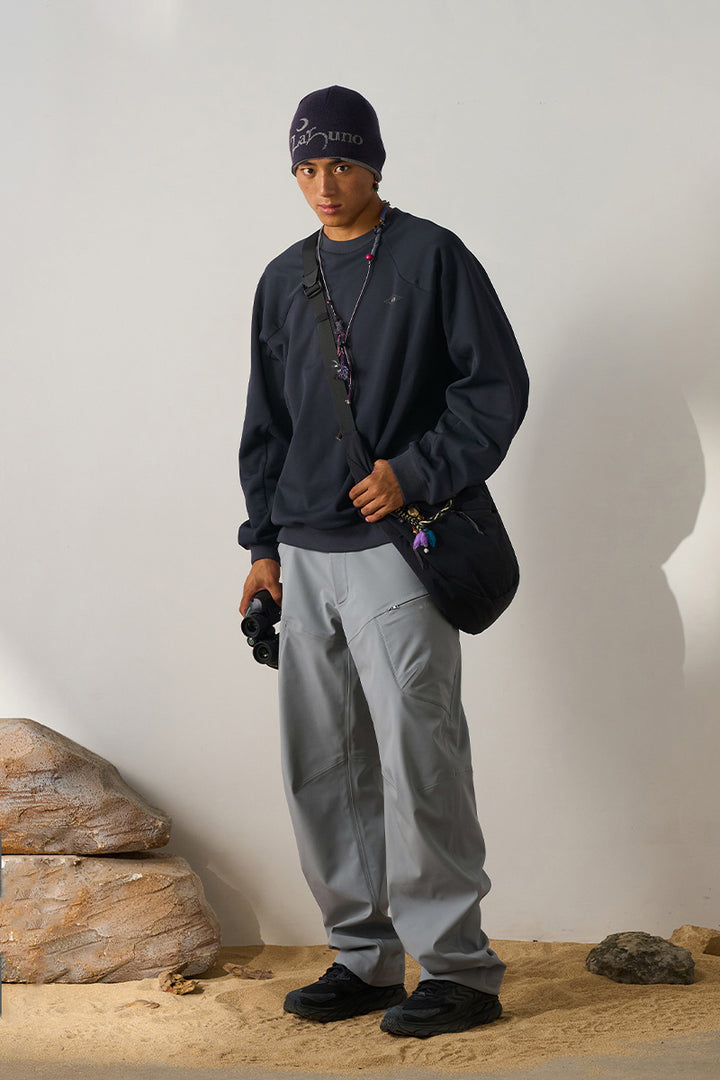 バックプリント動物柄フリースTシャツ25BLWY023