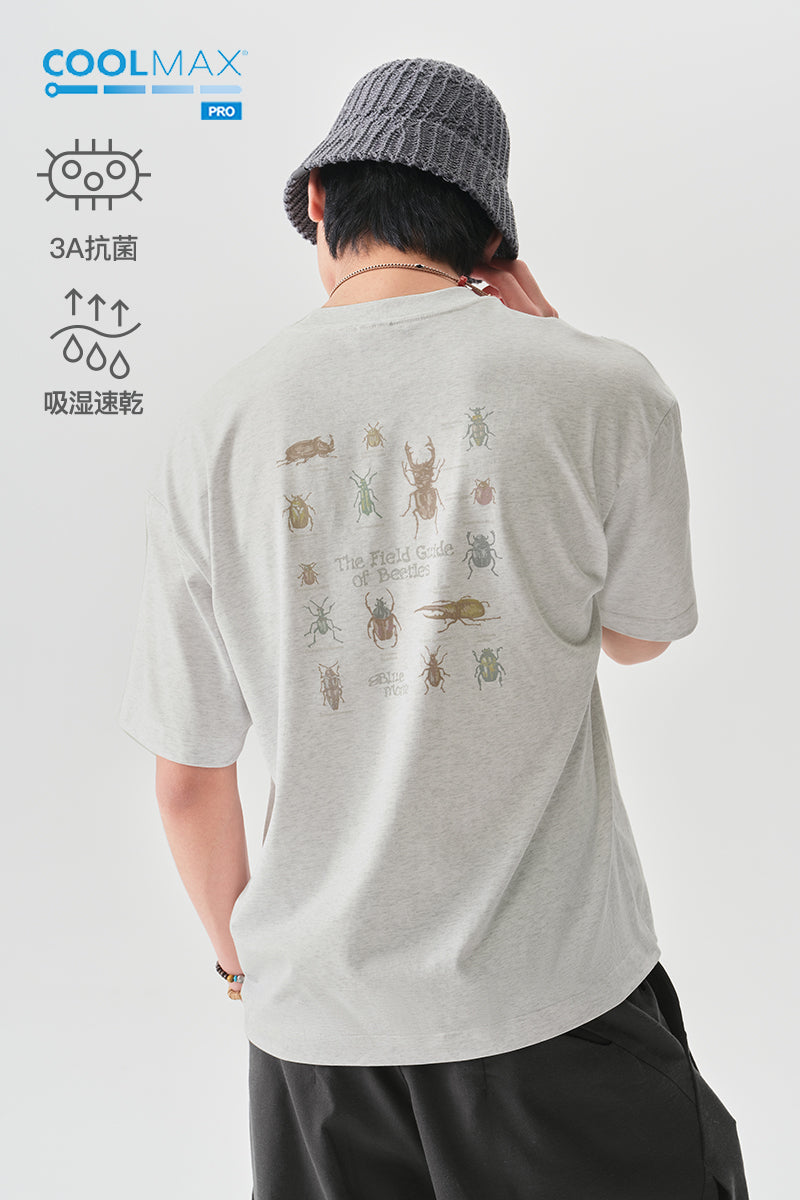 COOLMAXPRO昆虫柄半袖TシャツNLBLDTX036