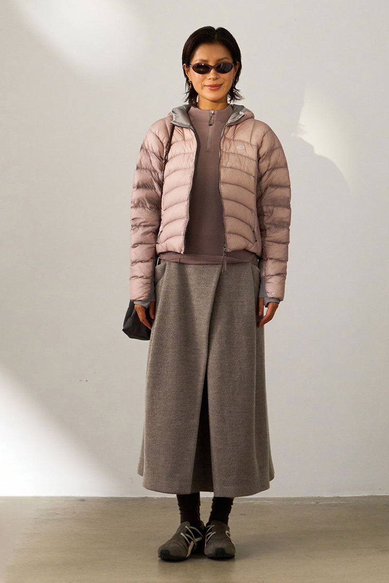 フード付き軽量ダウンジャケットウイメンズ25BLYR006