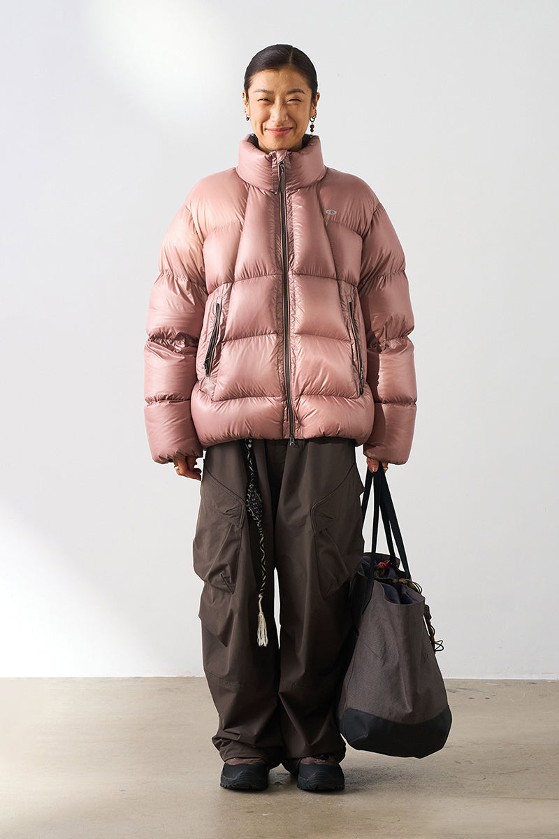 スタンドカラー軽量ダウンジャケット25BLYR002