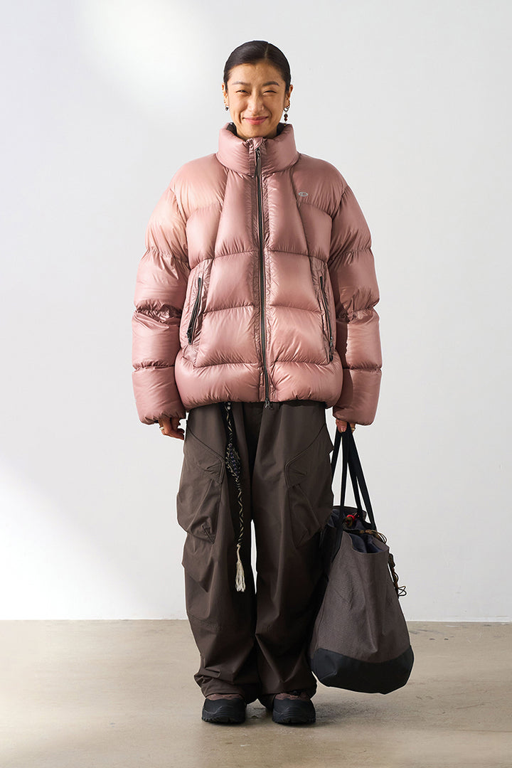 スタンドカラー軽量ダウンジャケット25BLYR002