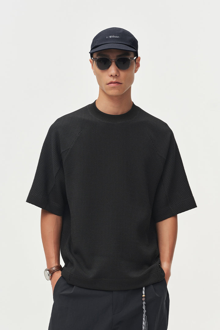 ワッフルウール半袖TシャツNLBLDTX045