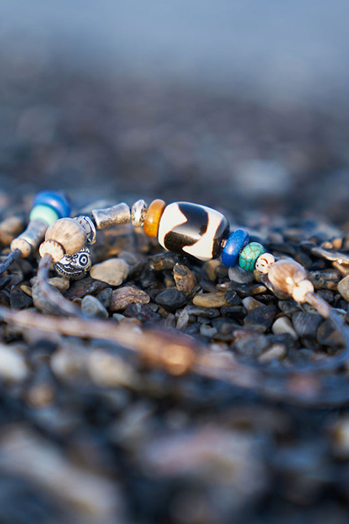 ツートーン編みヴィンテージブレスレットNLBLAPS003