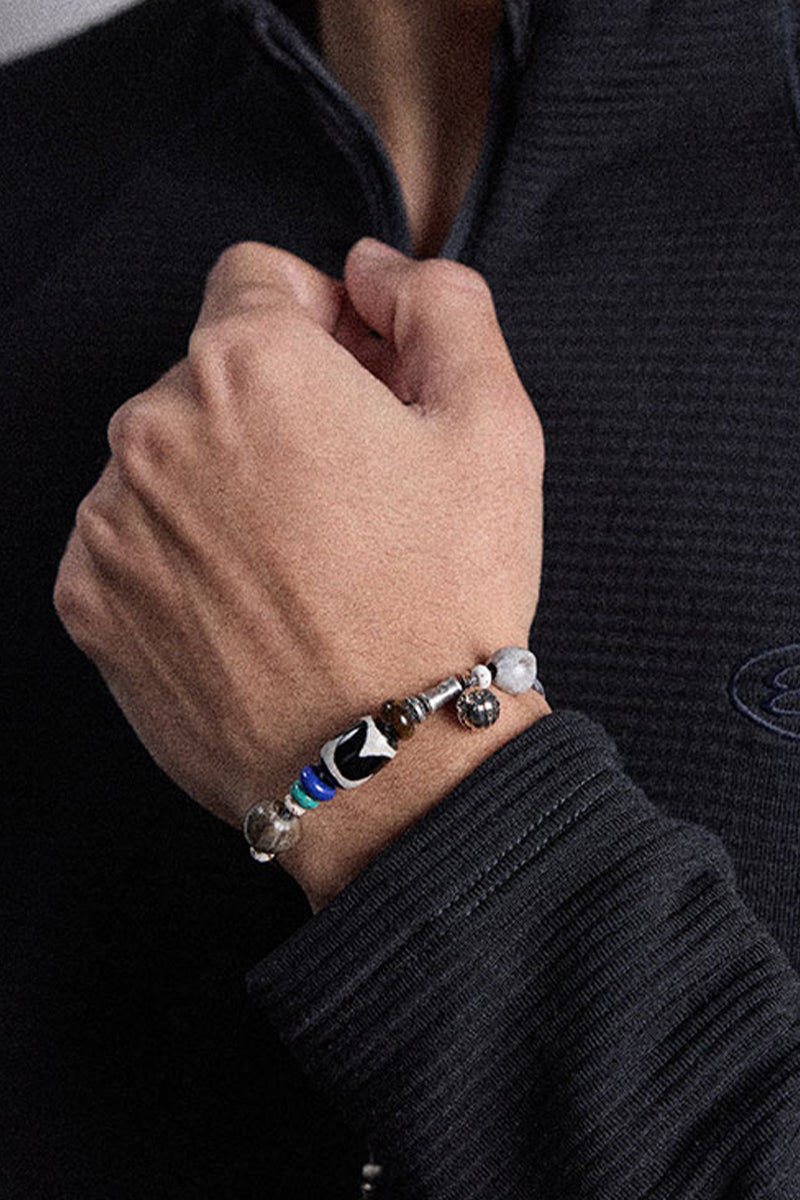 ツートーン編みヴィンテージブレスレットNLBLAPS003