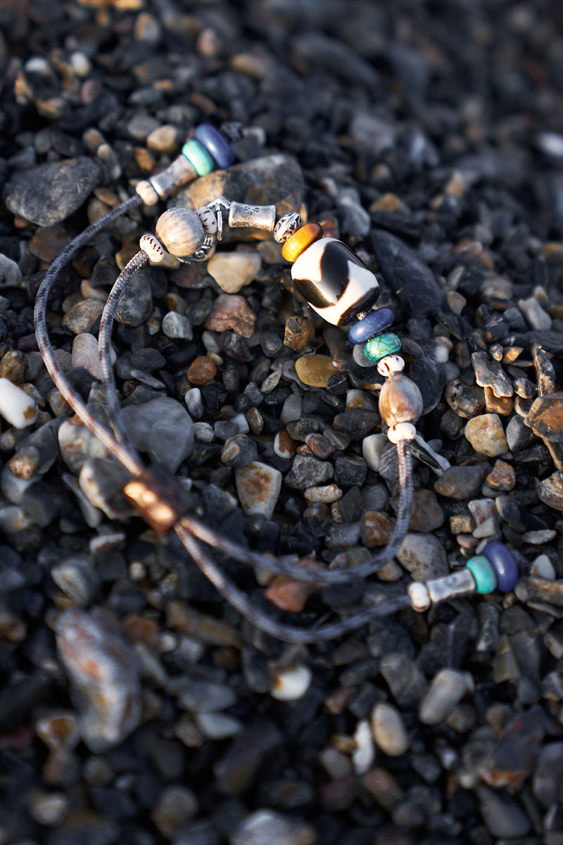 ツートーン編みヴィンテージブレスレットNLBLAPS003