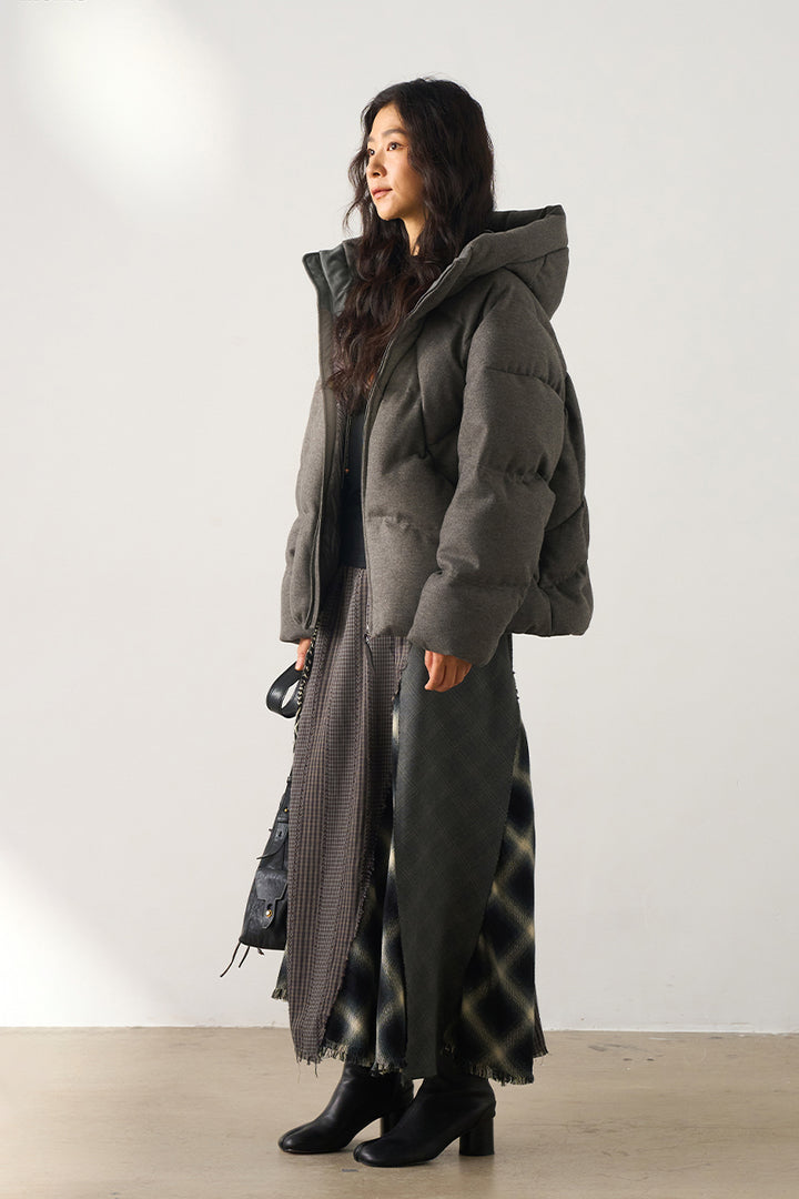 ウールキルティングダウンジャケット25BLYR012