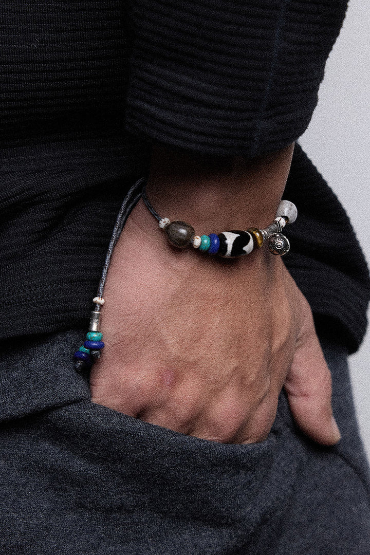 ツートーン編みヴィンテージブレスレットNLBLAPS003