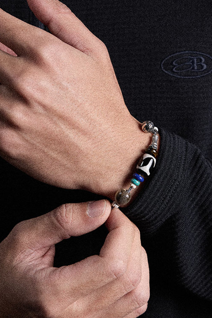 ツートーン編みヴィンテージブレスレットNLBLAPS003