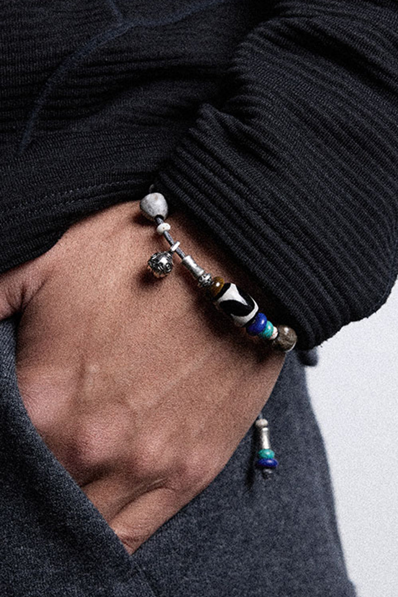 ツートーン編みヴィンテージブレスレットNLBLAPS003