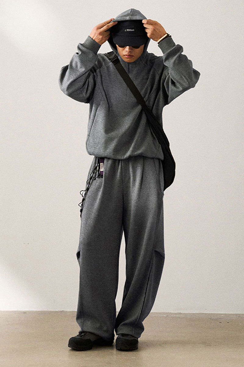 ベーシックスウェットカーブパンツ25BLCK014