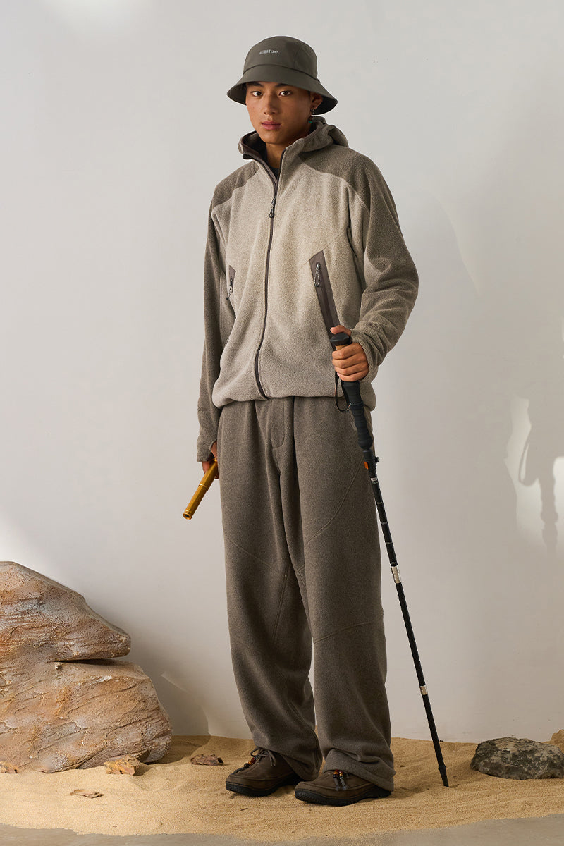 POLARTECフリースカラーブロックデザインジャケット25BLJK029