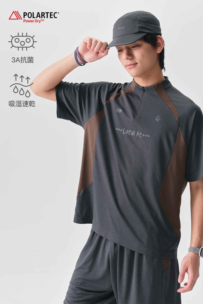 POLARTECカラーブロック半袖TシャツNLBLDTX032