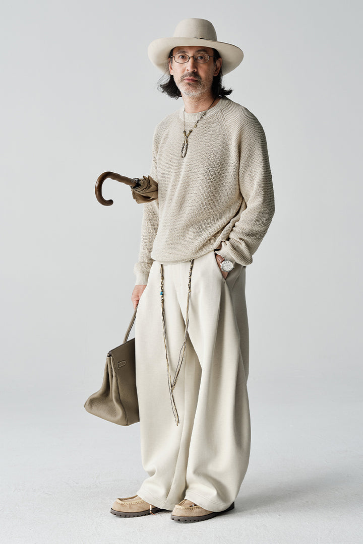 AbacellクルーネックニットセーターNLBLMZS001