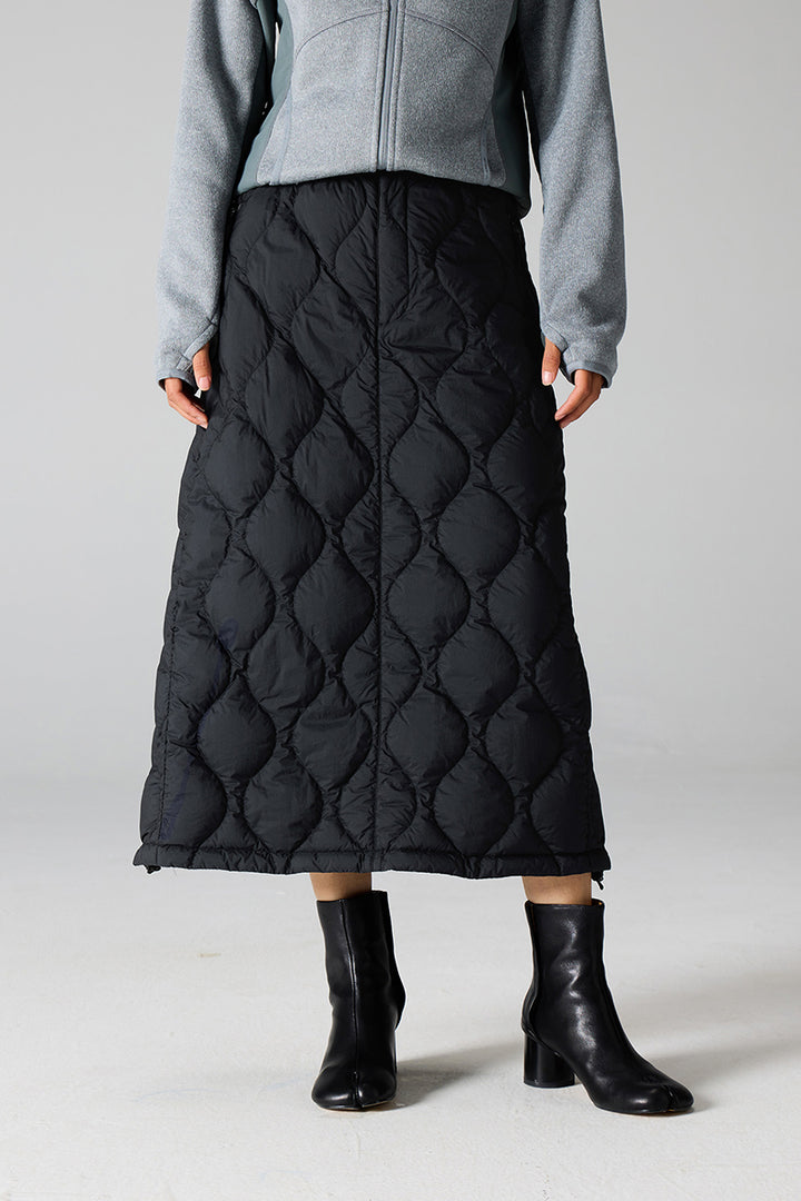 ドローストリング付きキルティングダウンスカート25BLQZ010