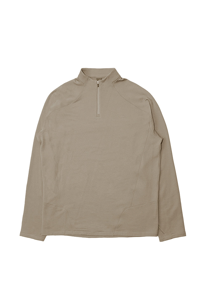 ウールハーフジップインナーシャツ25BLCT023