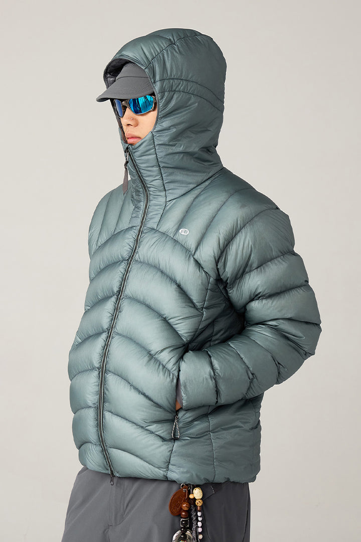 フード付き軽量ダウンジャケット25BLYR005