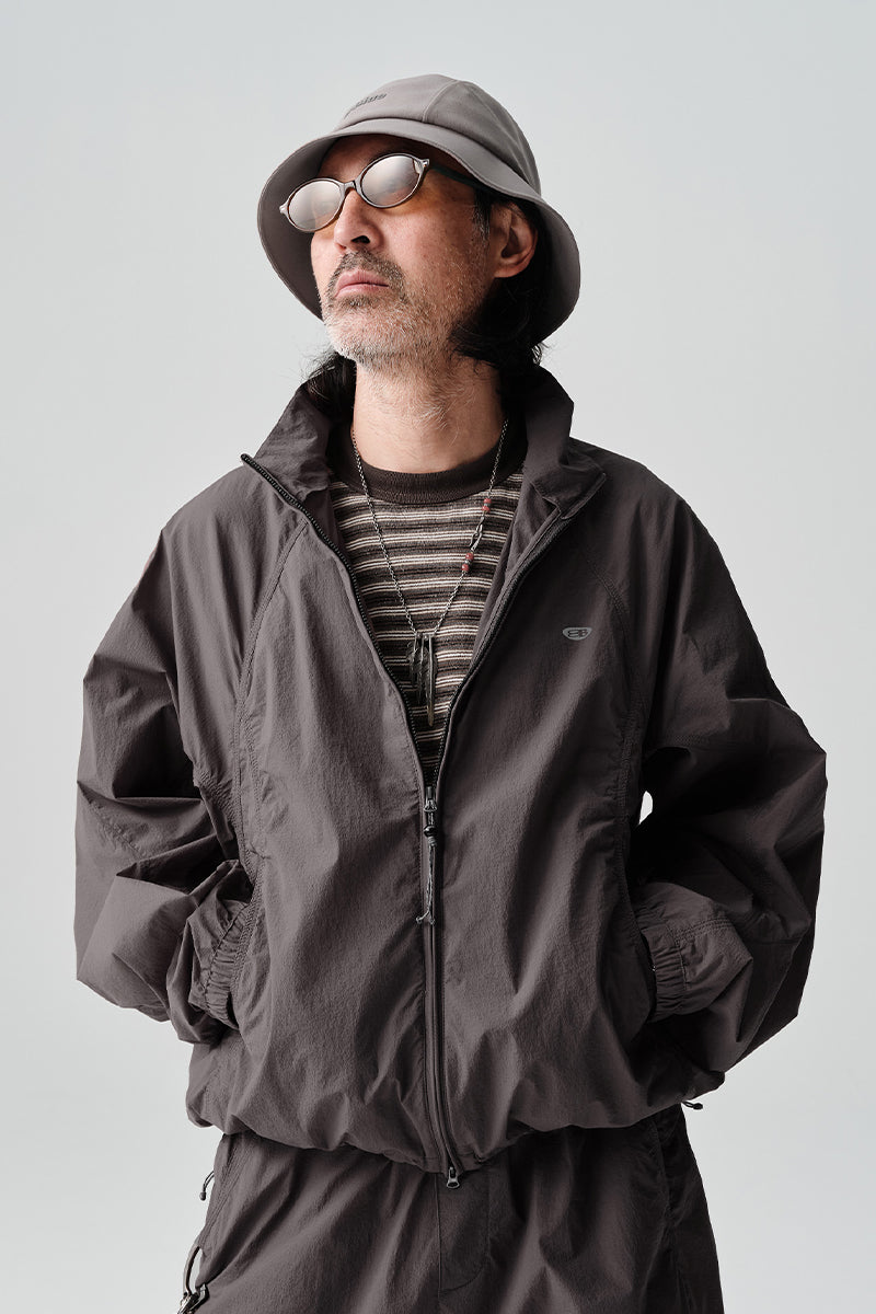 MICROFTスタンドカラー撥水シャツジャケットNLBLBJK003