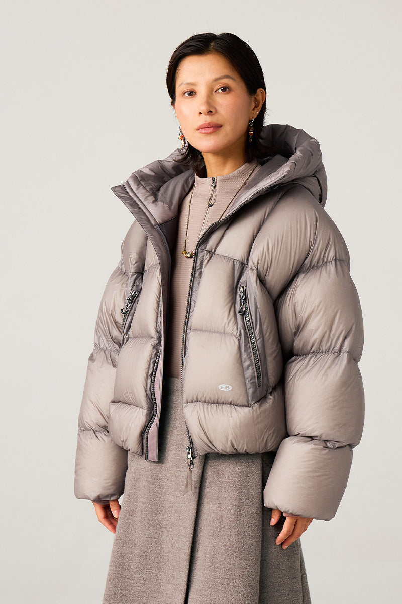 フード付きダウンジャケットウイメンズ25BLYR001