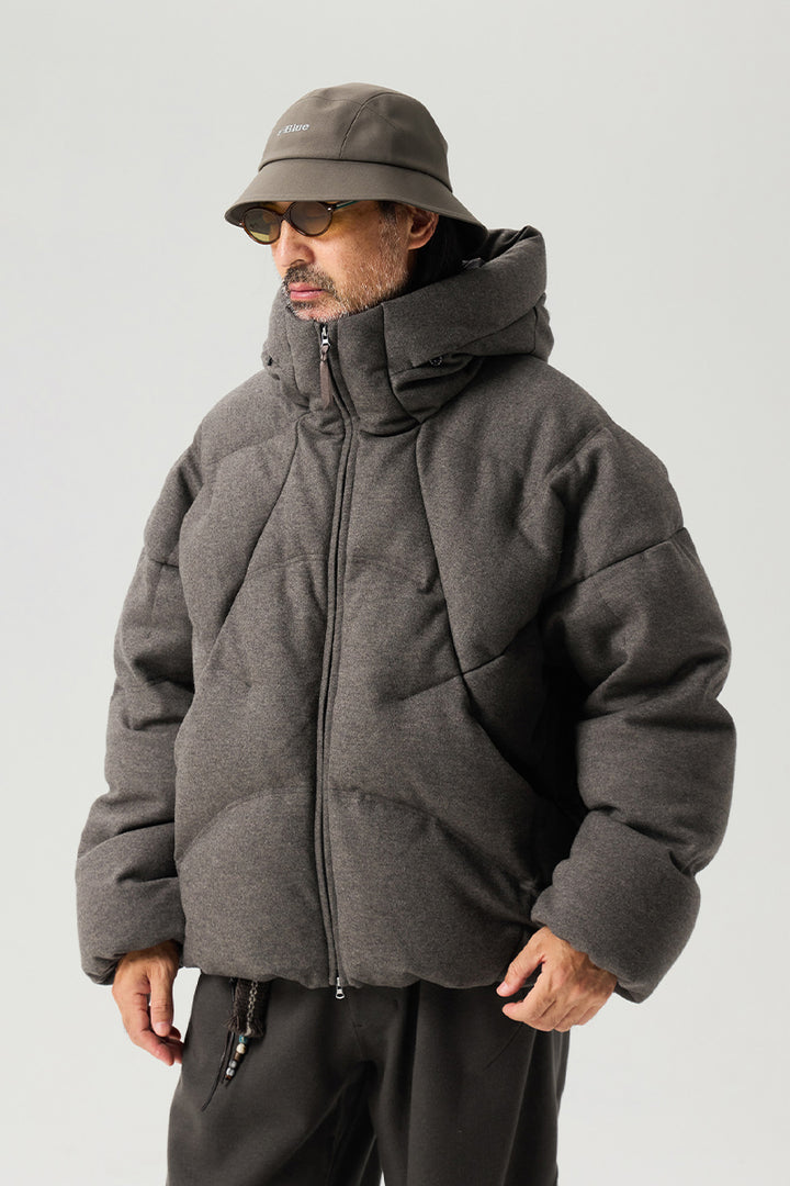 ウールキルティングダウンジャケット25BLYR012