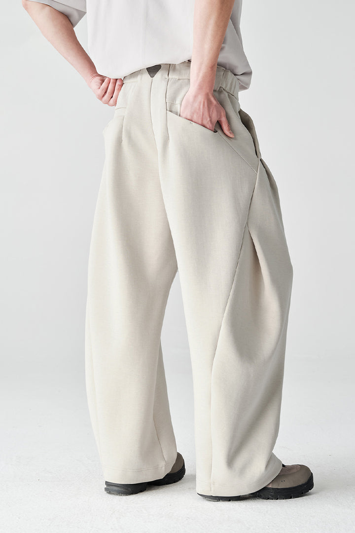 ワイドカーブスウェットパンツNLBLACK002