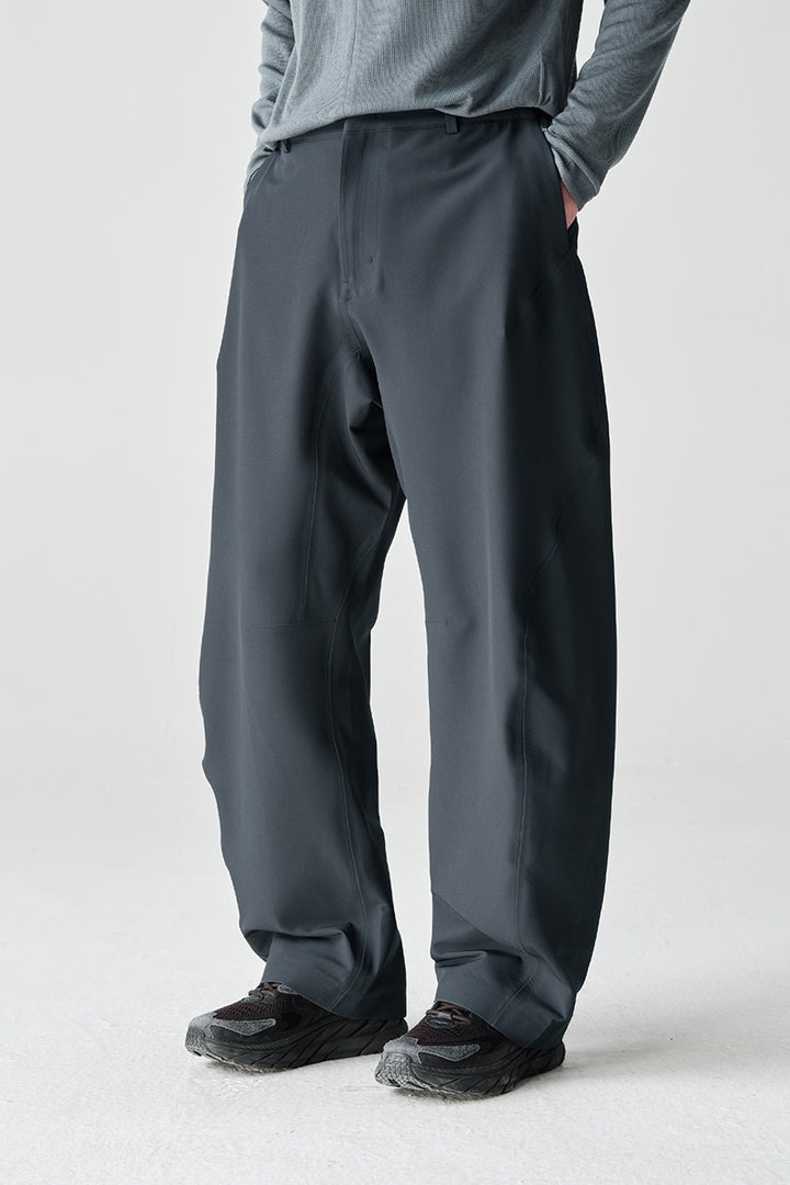 撥水裏起毛ソフトシェルパンツ26BLCK001