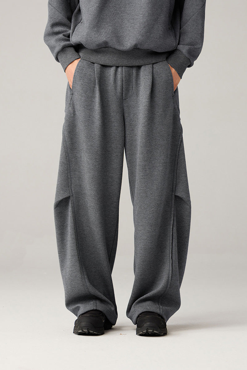 ベーシックスウェットカーブパンツ25BLCK014