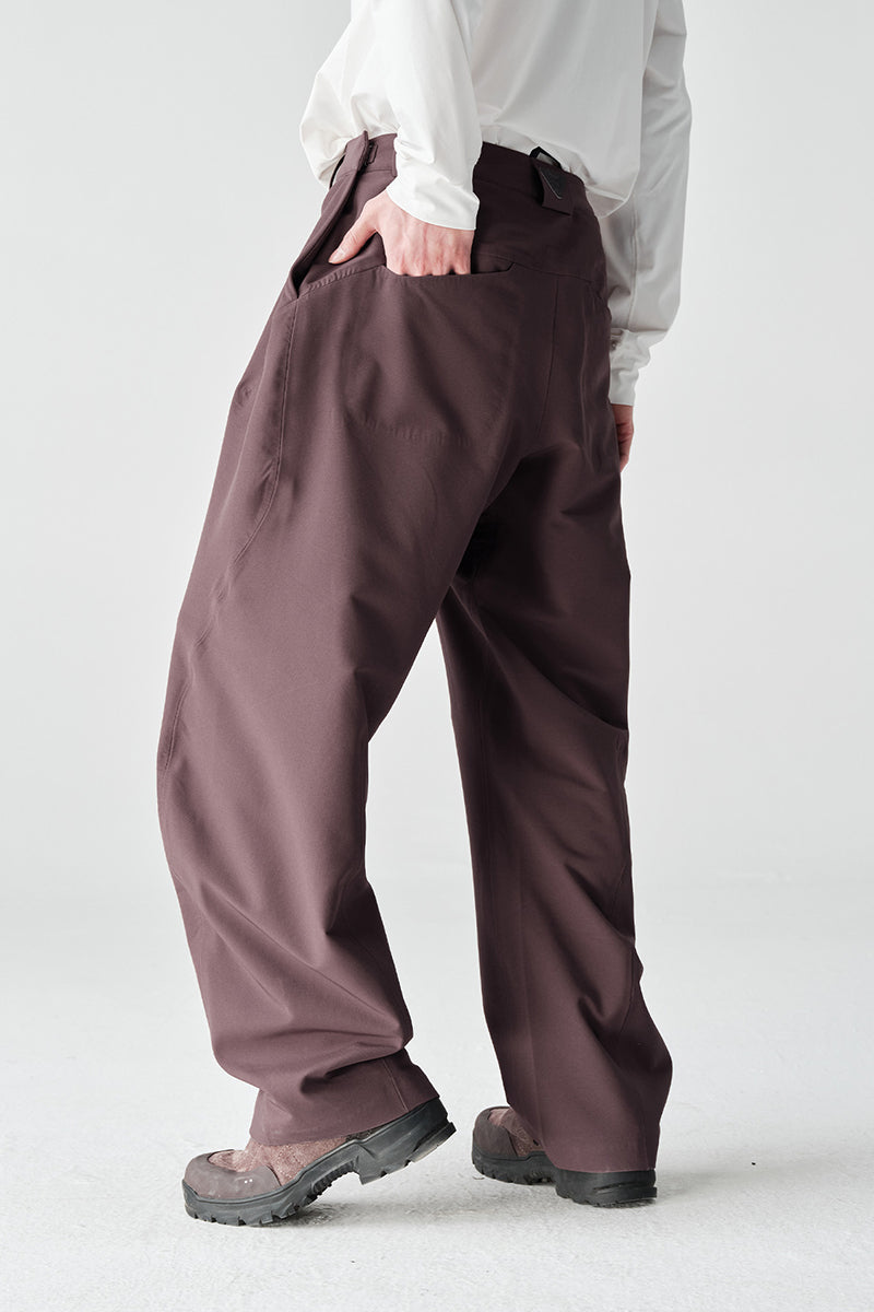 撥水裏起毛ソフトシェルパンツ26BLCK001