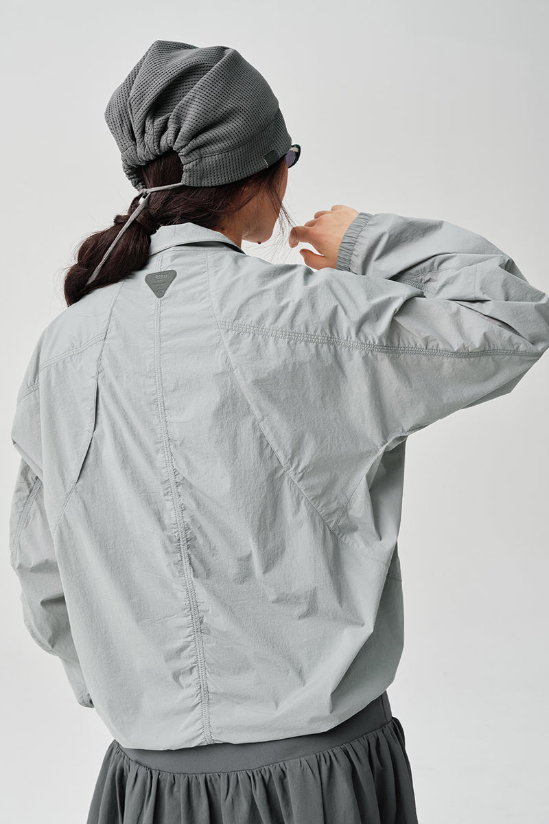 MICROFTスタンドカラー撥水シャツジャケットNLBLBJK003