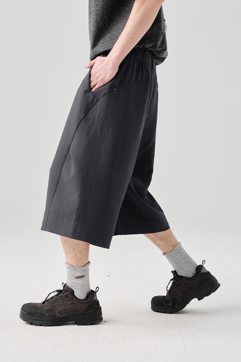 MICROFTオーバーサイズクロップドパンツNLBLADK003