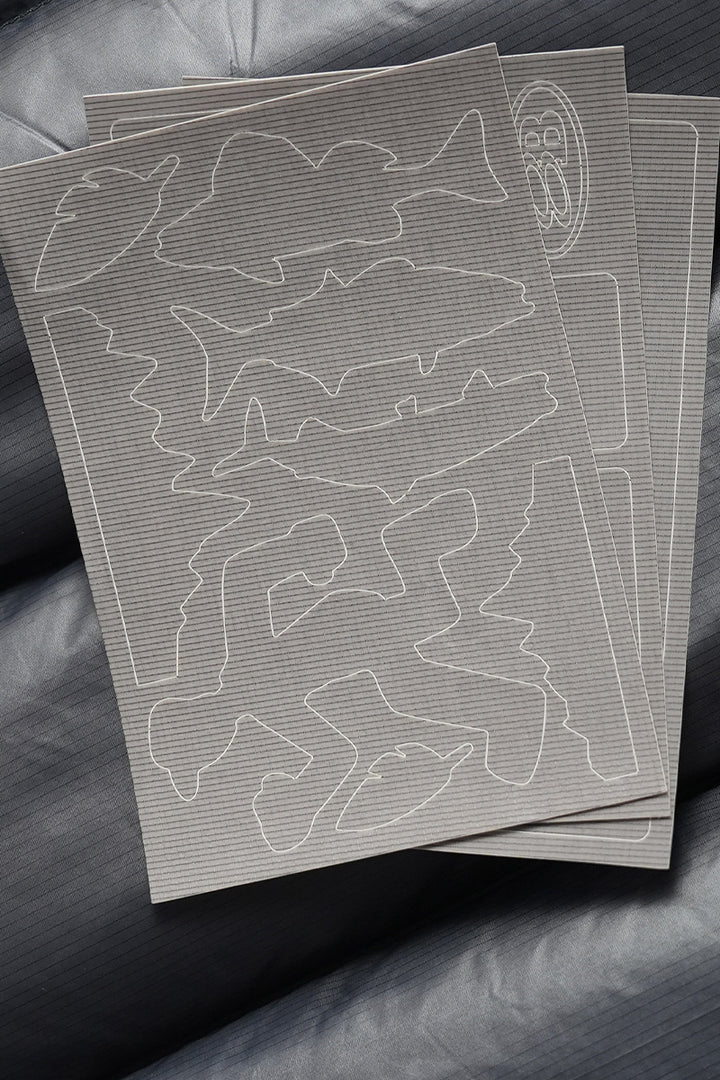 ダウンジャケット用高温プレス補修パッチ25BLQQ017