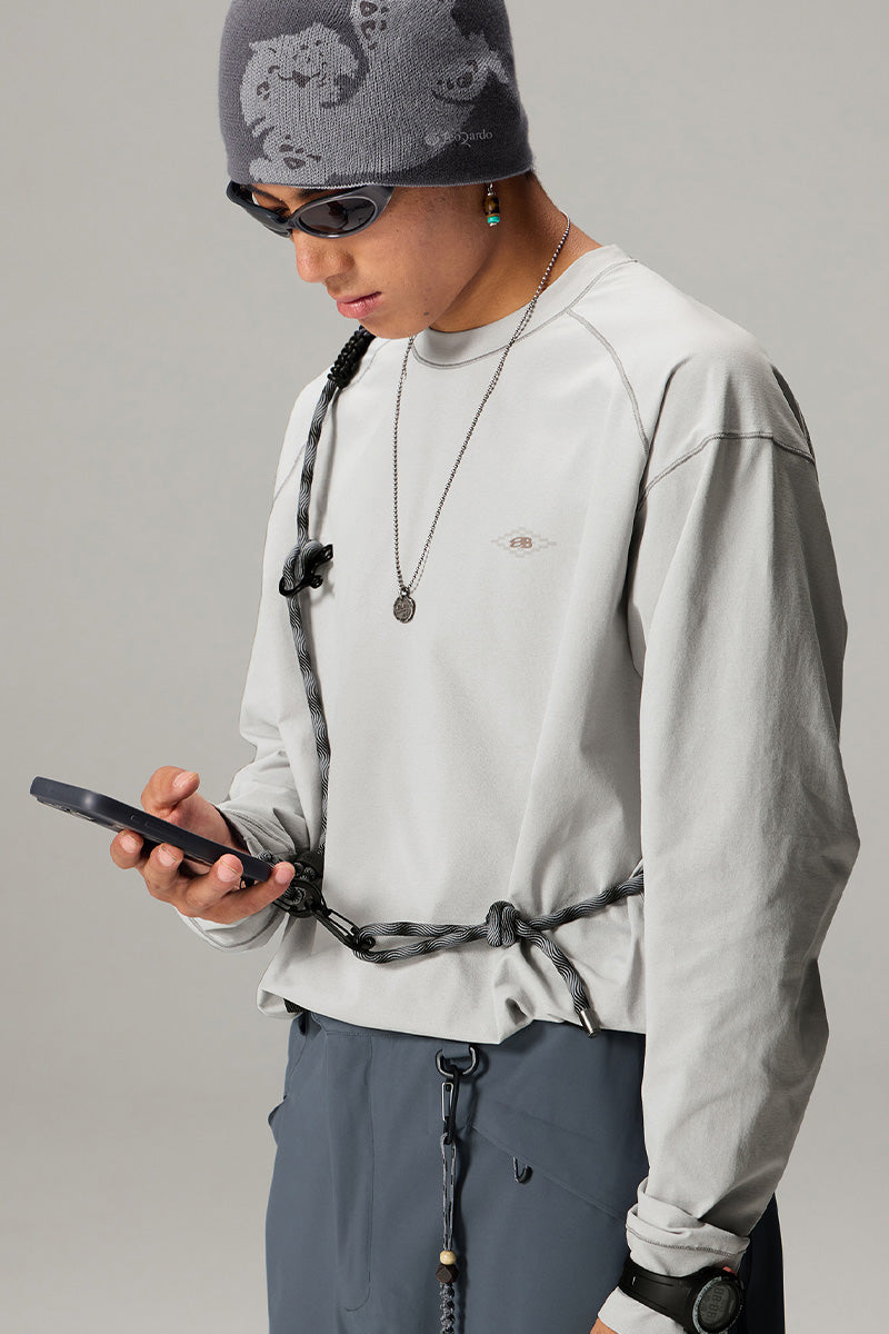 モイスチャーウィッキング長袖Tシャツ25BLCT020