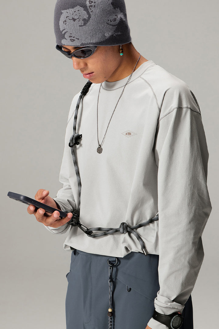 モイスチャーウィッキング長袖Tシャツ25BLCT020
