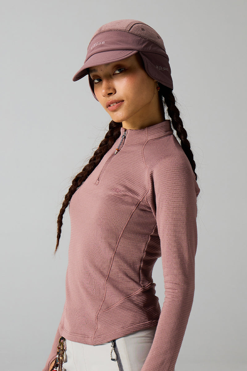 ウールフリースインナーシャツウィメンズ25BLCT021