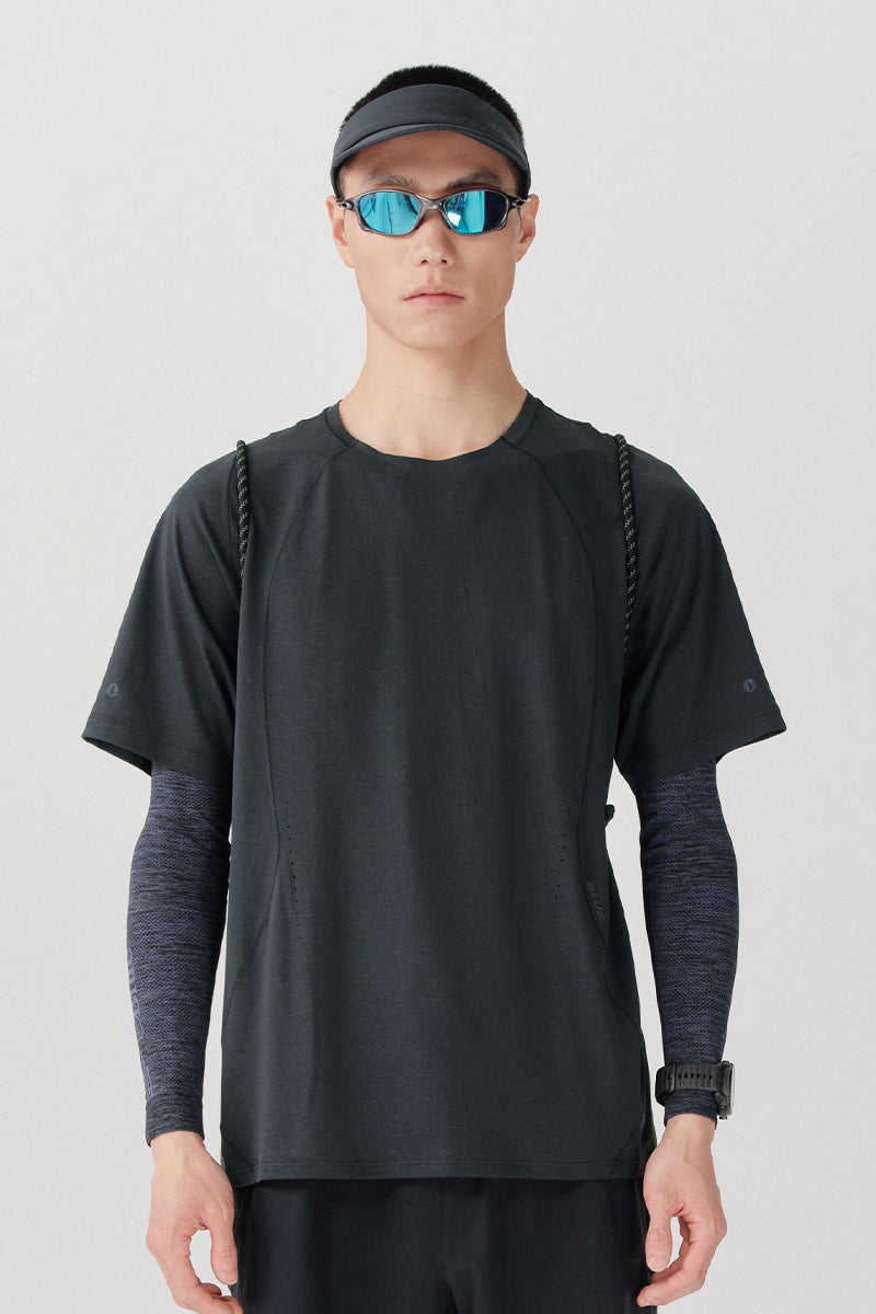 FROGAERO ProトレイルランニングPOLARTEC半袖TシャツNLBLDTX019
