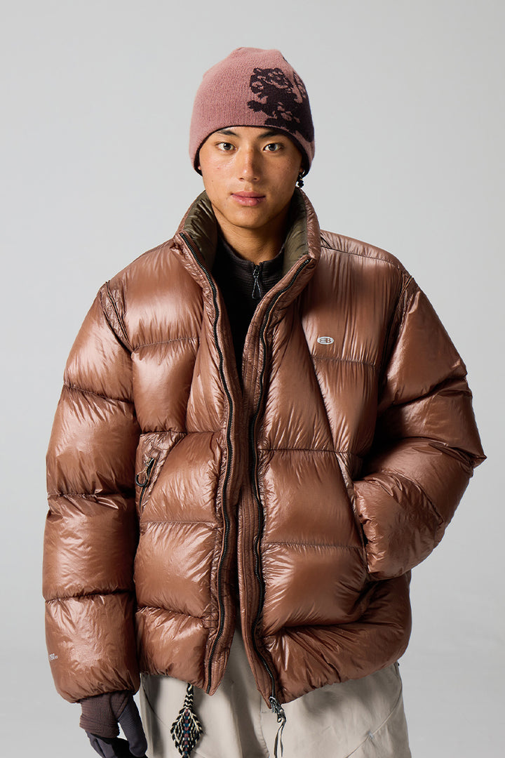 ショートスタンドカラーダウンジャケット25BLYR003