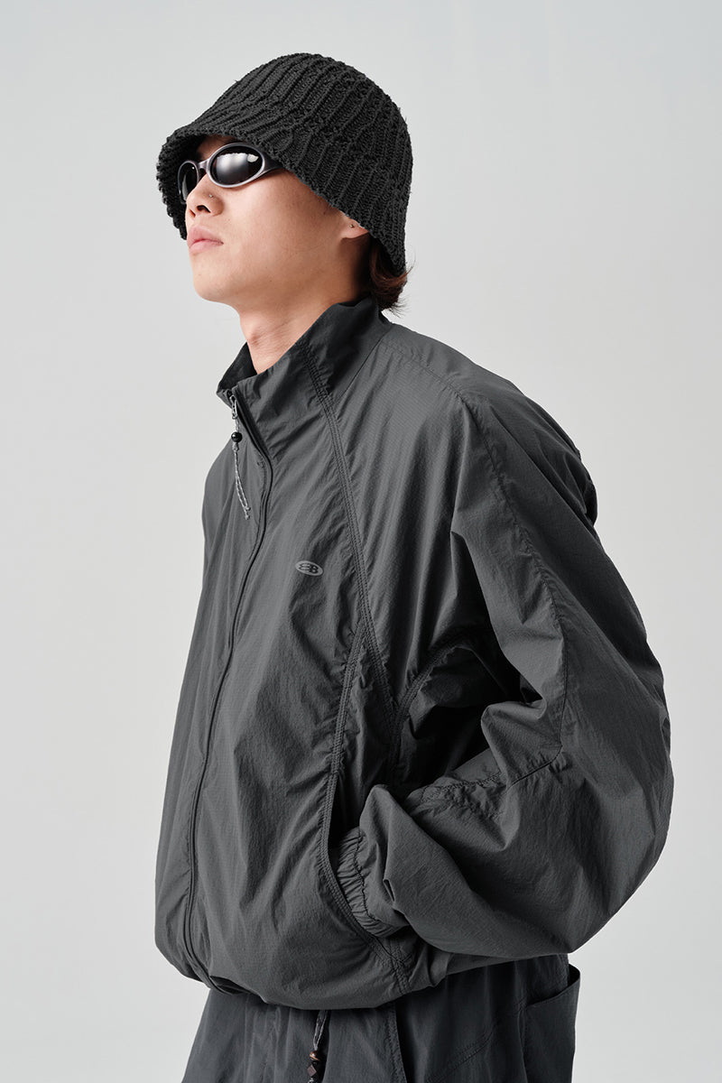 MICROFTスタンドカラー撥水シャツジャケットNLBLBJK003