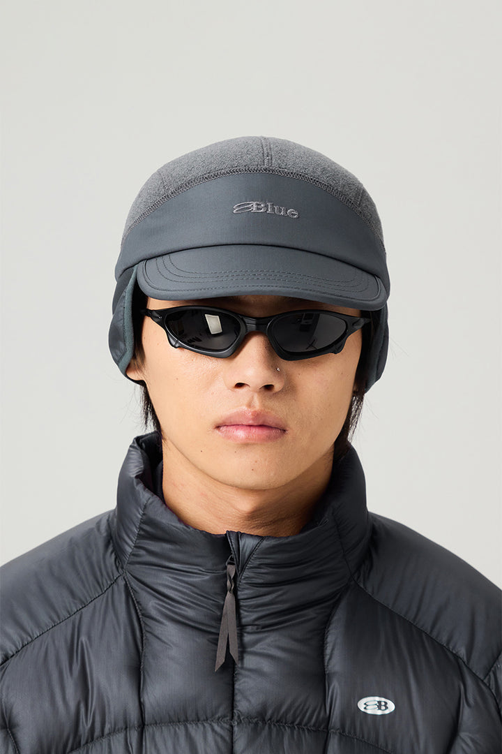 POLARTEC耳当て付きフリースベースボールキャップ25BLML017