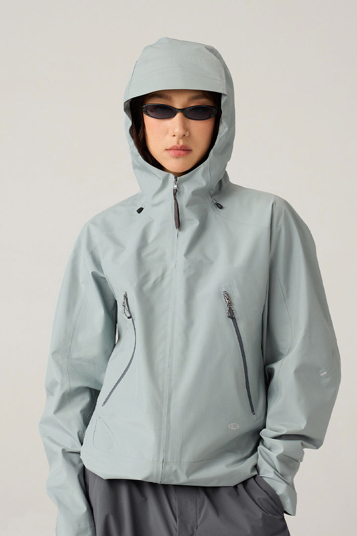 調節可能なフード付きハードシェルジャケット25BLCY005