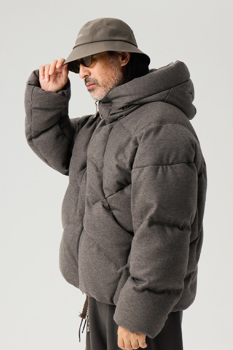 ウールキルティングダウンジャケット25BLYR012